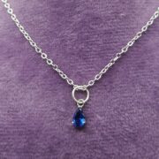 Blue Sapphire Initial Birthstone Necklace _20250613_051409_0001