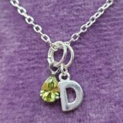 Citrine Birthstone Initial necklace_20250613_053530_0002