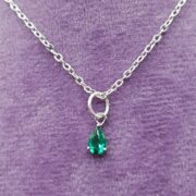 EMERALD Birthstone Initial necklace_20250613_054757_0002