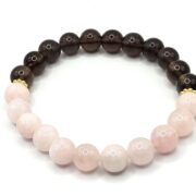 Rose Quartz & Smokey Quartz Bracelet