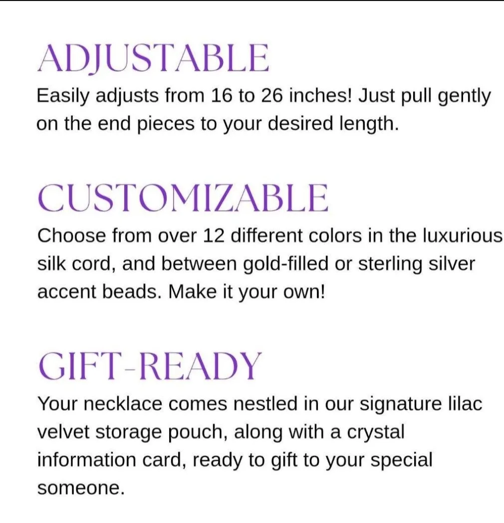 Dainty Empath Protection Bracelet – Silk Cord Crystal Bracelet with Fluorite, Amethyst, Rose Quartz, Tiger’s Eye & Black Tourmaline – Adjustable Minimalist Gift - Image 3