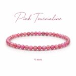Pink tourmaline bracelet