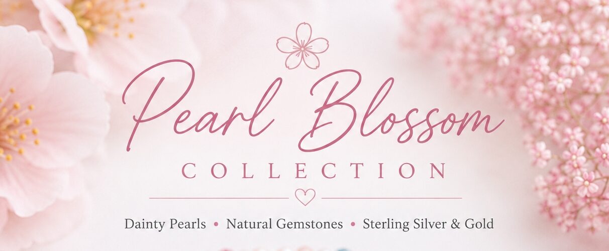 Pearl Blossom Collection – Dainty Freshwater Pearl and Natural Gemstone Bracelets
