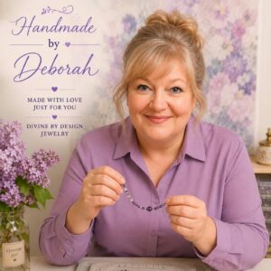 Debbie Moore in her Newfoundland Canada Jewelry Studio