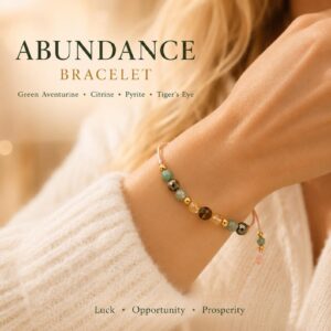 Abundance silk cord bracelet
