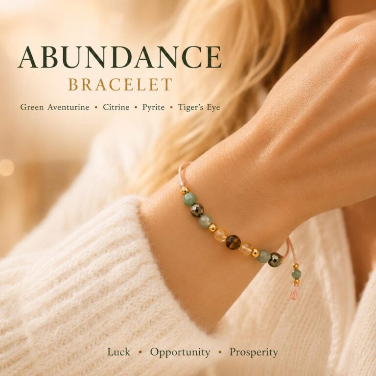 Abundance silk cord bracelet