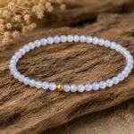 8a grade blue Flash Rainbow Moonstone bracelet