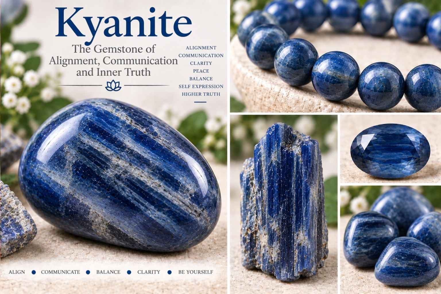 Kyanite gemstones